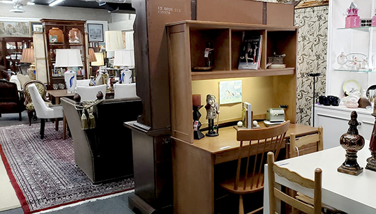 Wallpaper and Designer Home consignment furniture